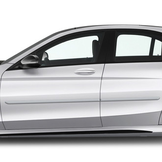 Dawn® - 1.25" Wide Body Side Moldings without Insert (Painted)