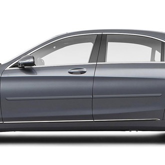 Dawn® - 1.25" Wide Body Side Moldings without Insert (Painted)
