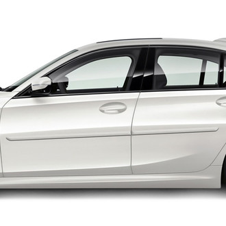 Dawn® - 1.25" Wide Body Side Moldings without Insert (Painted)