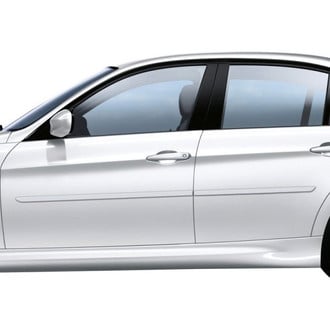Dawn® - 1.25" Wide Body Side Moldings without Insert (Painted)