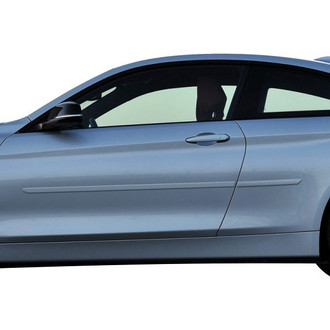 Dawn® - 1.25" Wide Body Side Moldings without Insert (Painted)