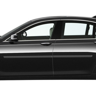 Dawn® - 1.25" Wide Body Side Moldings without Insert (Painted)