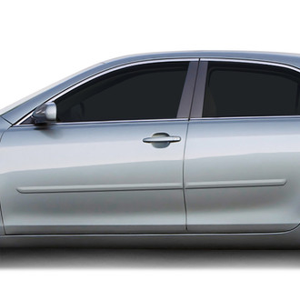 Dawn® - 1.25" Wide Body Side Moldings without Insert (Painted)