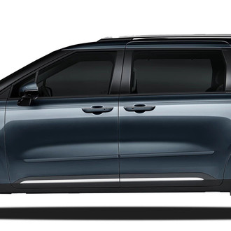 Dawn® - 1.25" Wide Body Side Moldings without Insert (Painted)