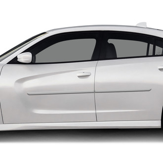 Dawn® - 1.25" Wide Body Side Moldings without Insert (Painted)