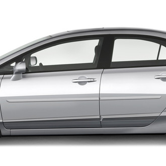 Dawn® - 1.25" Wide Body Side Moldings without Insert (Painted)