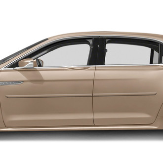Dawn® - 1.25" Wide Body Side Moldings without Insert (Painted)