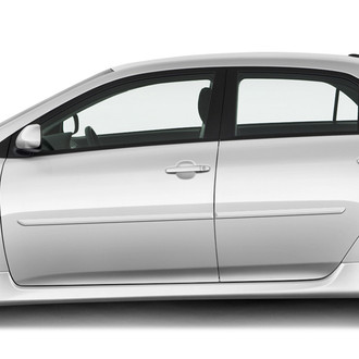 Dawn® - 1.25" Wide Body Side Moldings without Insert (Painted)