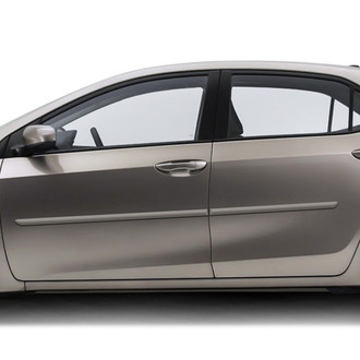Dawn® - 1.25" Wide Body Side Moldings without Insert (Painted)