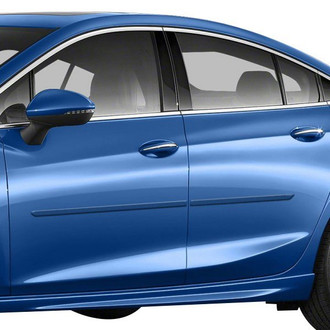 Dawn® - 1.25" Wide Body Side Moldings without Insert (Painted)