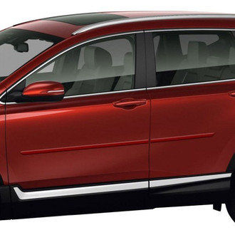 Dawn® - 1.25" Wide Body Side Moldings without Insert (Painted)