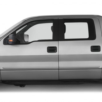 UG Dawn Enterprises FE2-F15015-SCC Finished End Body Side Molding Compatible with Ford F-150 White Platinum 