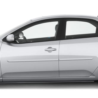 Dawn® - 1.25" Wide Body Side Moldings without Insert (Painted)