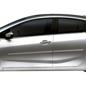 Dawn® - 1.25" Wide Body Side Moldings without Insert (Painted)