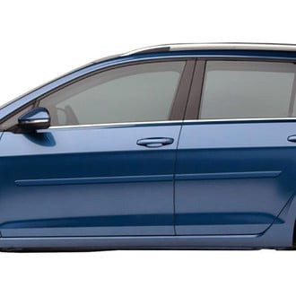 Dawn® - 1.25" Wide Body Side Moldings without Insert (Painted)