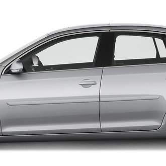 Dawn® - 1.25" Wide Body Side Moldings without Insert (Painted)