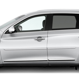 Dawn® - 1.25" Wide Body Side Moldings without Insert (Painted)