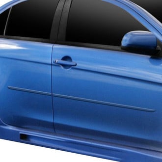 Dawn® - 1.25" Wide Body Side Moldings without Insert (Painted)