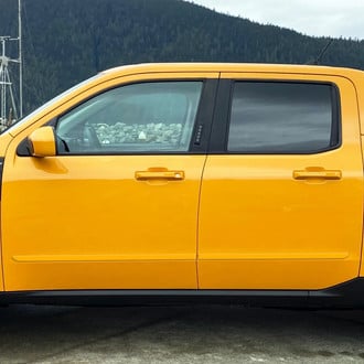 Dawn® - 1.25" Wide Body Side Moldings without Insert (Painted)