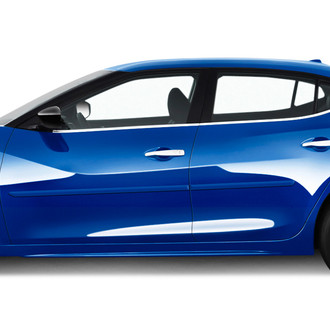 Dawn® - 1.25" Wide Body Side Moldings without Insert (Painted)