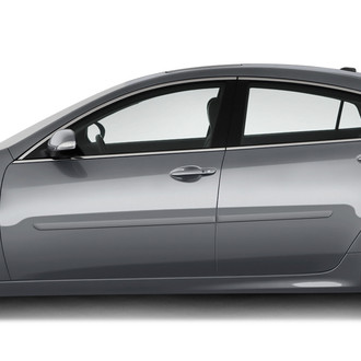 Dawn® - 1.25" Wide Body Side Moldings without Insert (Painted)