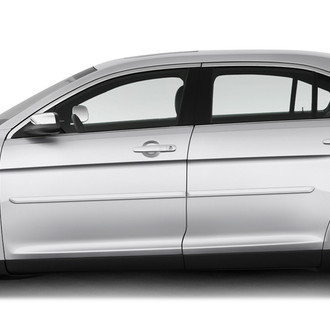 Dawn® - 1.25" Wide Body Side Moldings without Insert (Painted)