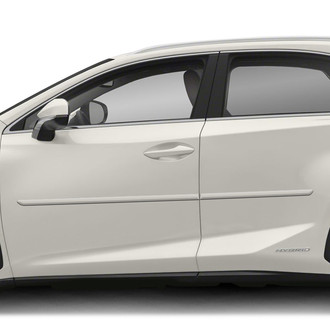Dawn® - 1.25" Wide Body Side Moldings without Insert (Painted)