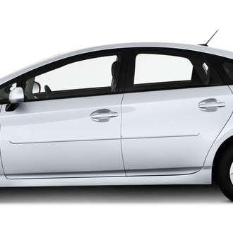Dawn® - 1.25" Wide Body Side Moldings without Insert (Painted)