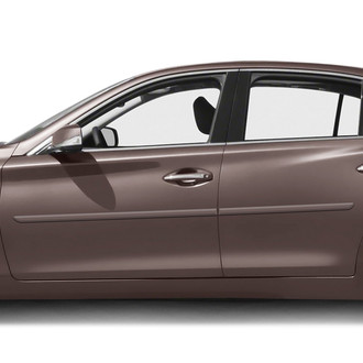 Dawn® - 1.25" Wide Body Side Moldings without Insert (Painted)