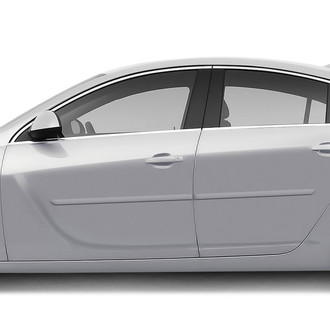 Dawn® - 1.25" Wide Body Side Moldings without Insert (Painted)