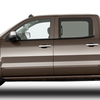Dawn® - 1.25" Wide Body Side Moldings without Insert (Painted)
