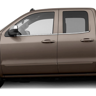 Dawn® - 1.25" Wide Body Side Moldings without Insert (Painted)