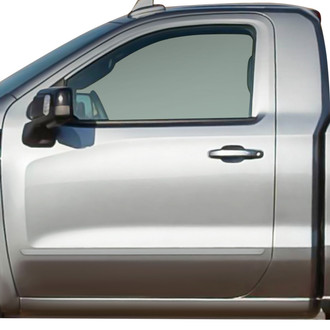 Dawn® - 1.25" Wide Body Side Moldings without Insert (Painted)