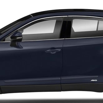 Dawn® - 1.25" Wide Body Side Moldings without Insert (Painted)