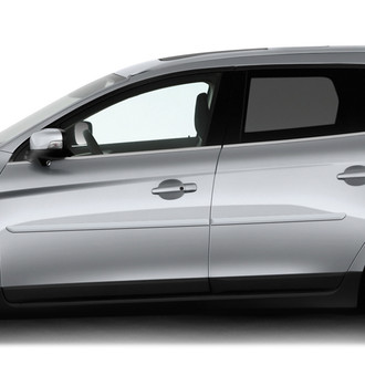 Dawn® - 1.25" Wide Body Side Moldings without Insert (Painted)