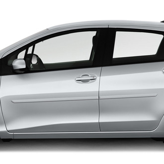 Dawn® - 1.25" Wide Body Side Moldings without Insert (Painted)