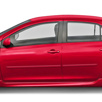 Dawn® - 1.25" Wide Body Side Moldings without Insert (Painted)
