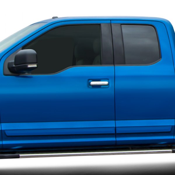Dawn® - 2.5" Wide Body Side Moldings without Insert (Painted)