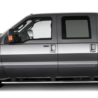 Dawn® - 2.5" Wide Body Side Moldings without Insert (Painted)