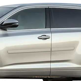 Dawn® - 2.5" Wide Body Side Moldings without Insert (Painted)