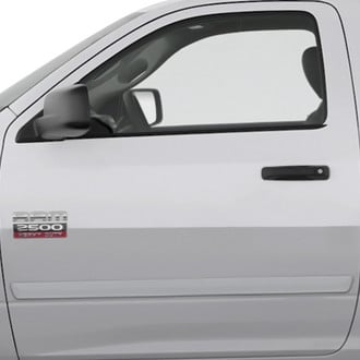 Dawn® - 2.5" Wide Body Side Moldings without Insert (Painted)