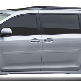 Dawn® - 2.5" Wide Body Side Moldings without Insert (Painted)