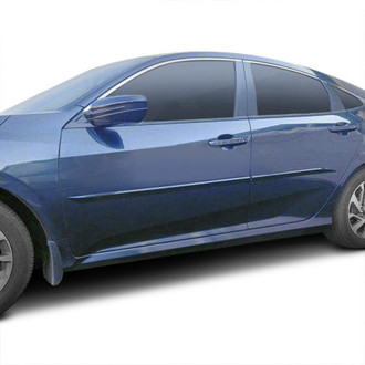 Dawn® - 1.45" Wide Body Side Moldings without Insert (Painted)