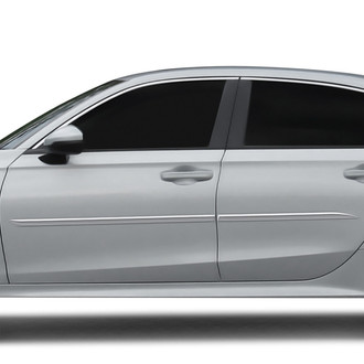 Dawn® - 1.45" Wide Body Side Moldings without Insert (Painted)