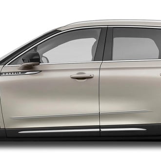 Dawn® - 1.45" Wide Body Side Moldings without Insert (Painted)