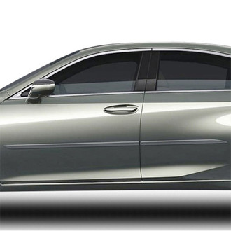 Dawn® - 1.45" Wide Body Side Moldings without Insert (Painted)