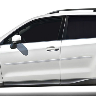Dawn® - 1.45" Wide Body Side Moldings without Insert (Painted)