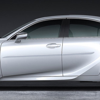 Dawn® - 1.45" Wide Body Side Moldings without Insert (Painted)