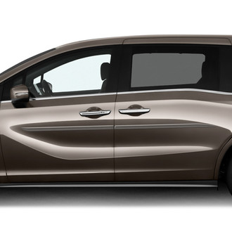 Dawn® - 1.45" Wide Body Side Moldings without Insert (Painted)