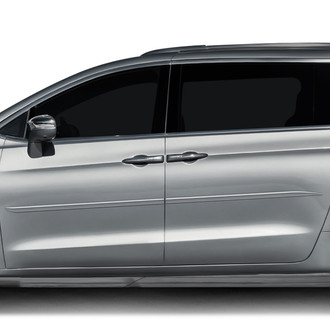 Dawn® - 1.45" Wide Body Side Moldings without Insert (Painted)